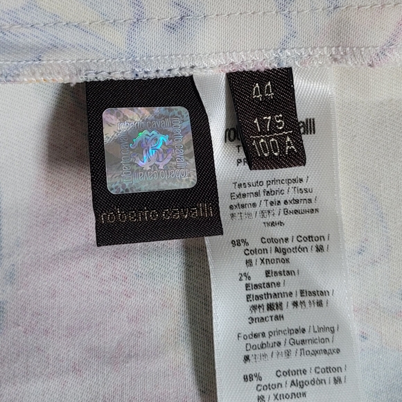 ROBERTO CAVALLI BUSTIER DRESS Multiple colors Size EU 44 - Picture 8 of 12